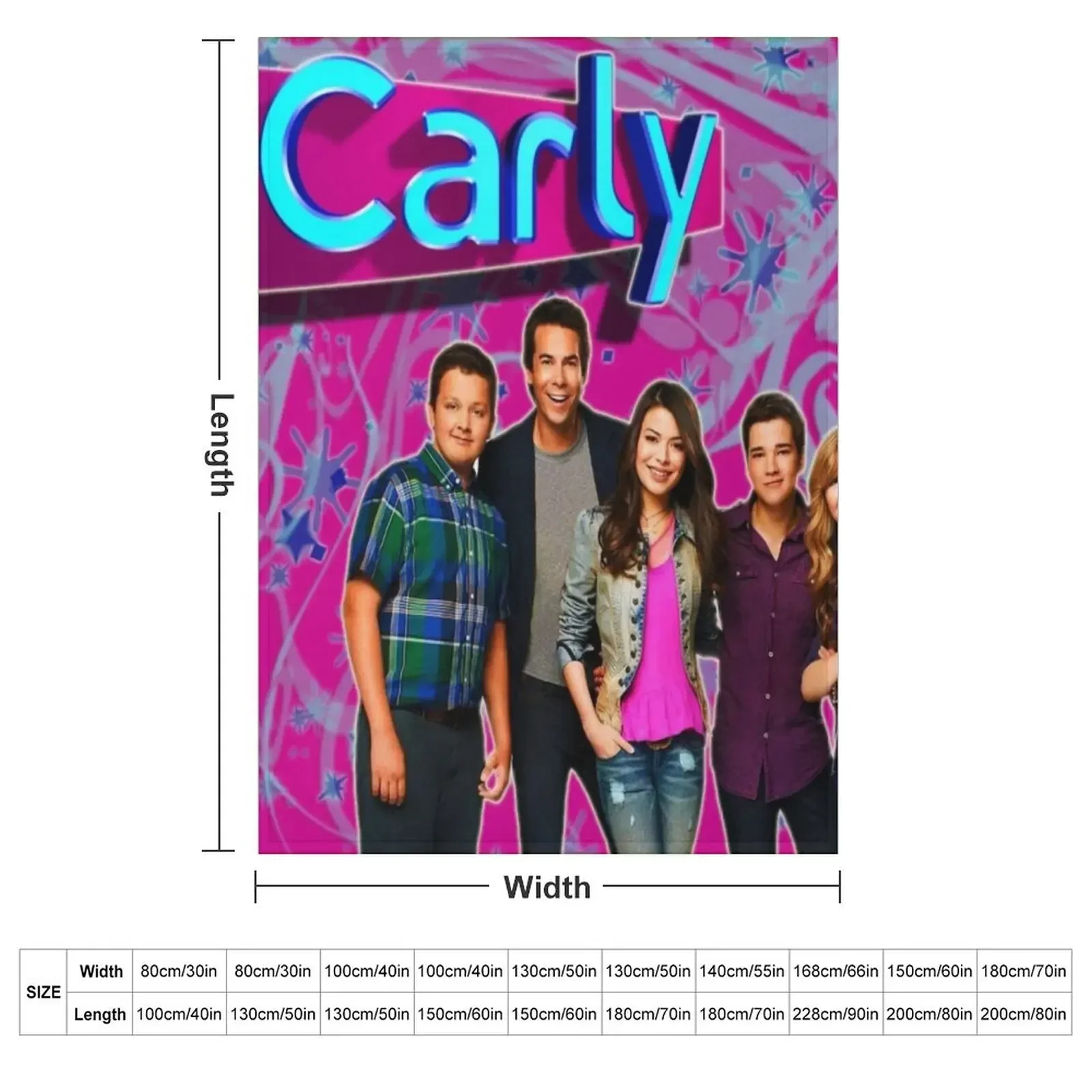 Icarly Throw Blanket Hairy valentine gift ideas Sofa Quilt Thermals For Travel halloween for sofa Blankets