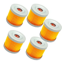 5PCS Motorcycle Engine Oil Filter For HJ125K GN125 EN125 GS125 HJ GN EN 125 125cc Aftermarket Spare Parts Motorcycle Accessories