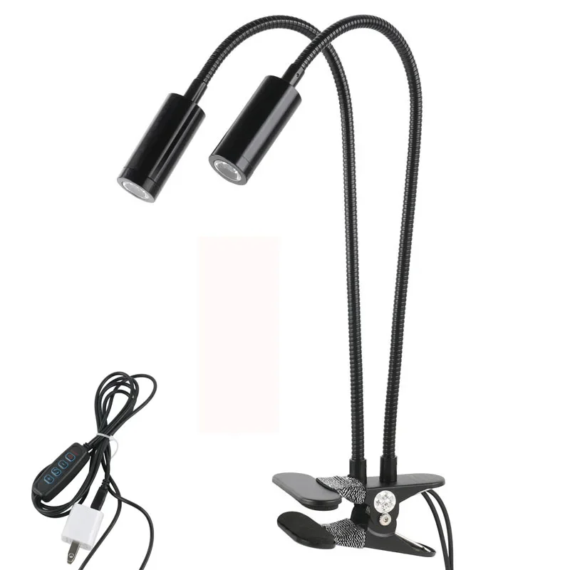 Regulowane światło boczne lampa oświetleniowa typ zacisku lampka punktowa lampa wypełniająca światło USB 5V dla HDMI USB wideo VGA mikroskopowa kamera