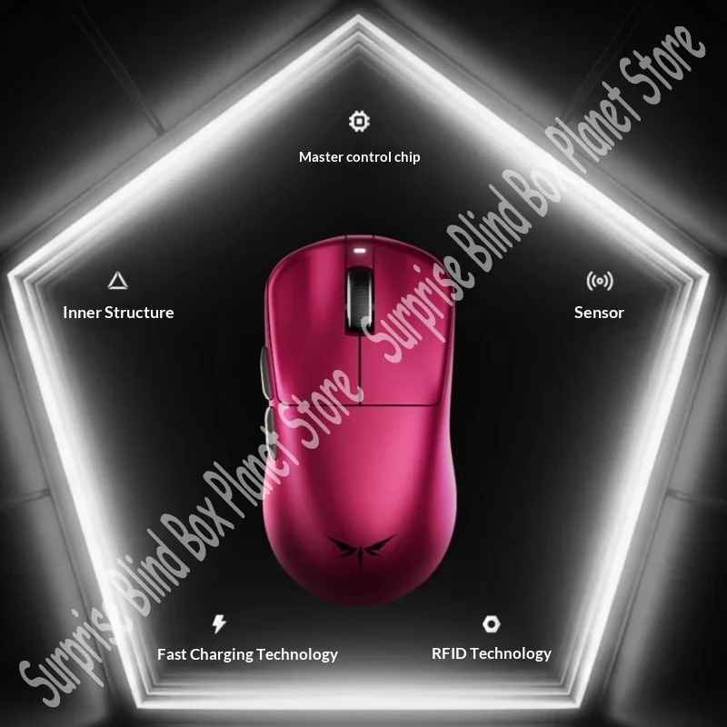 VGN Dragonfly F1 V5 Wireless Gaming Mouse Lightweight Tri Mode Long Battery Life Ergonomic Design For Esports Gaming in stock