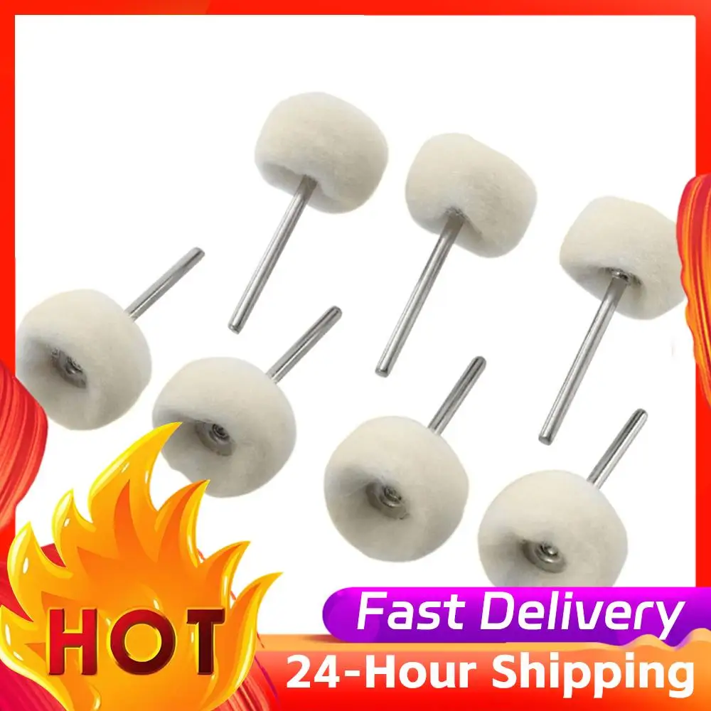 

1-20 шт., мини-шерстяная полировальная головка, 3 мм хвостовик, полировальное колесо, щетка для полировки, дрель, вращающийся абразивный инструмент, аксессуары для чистки деталей автомобиля