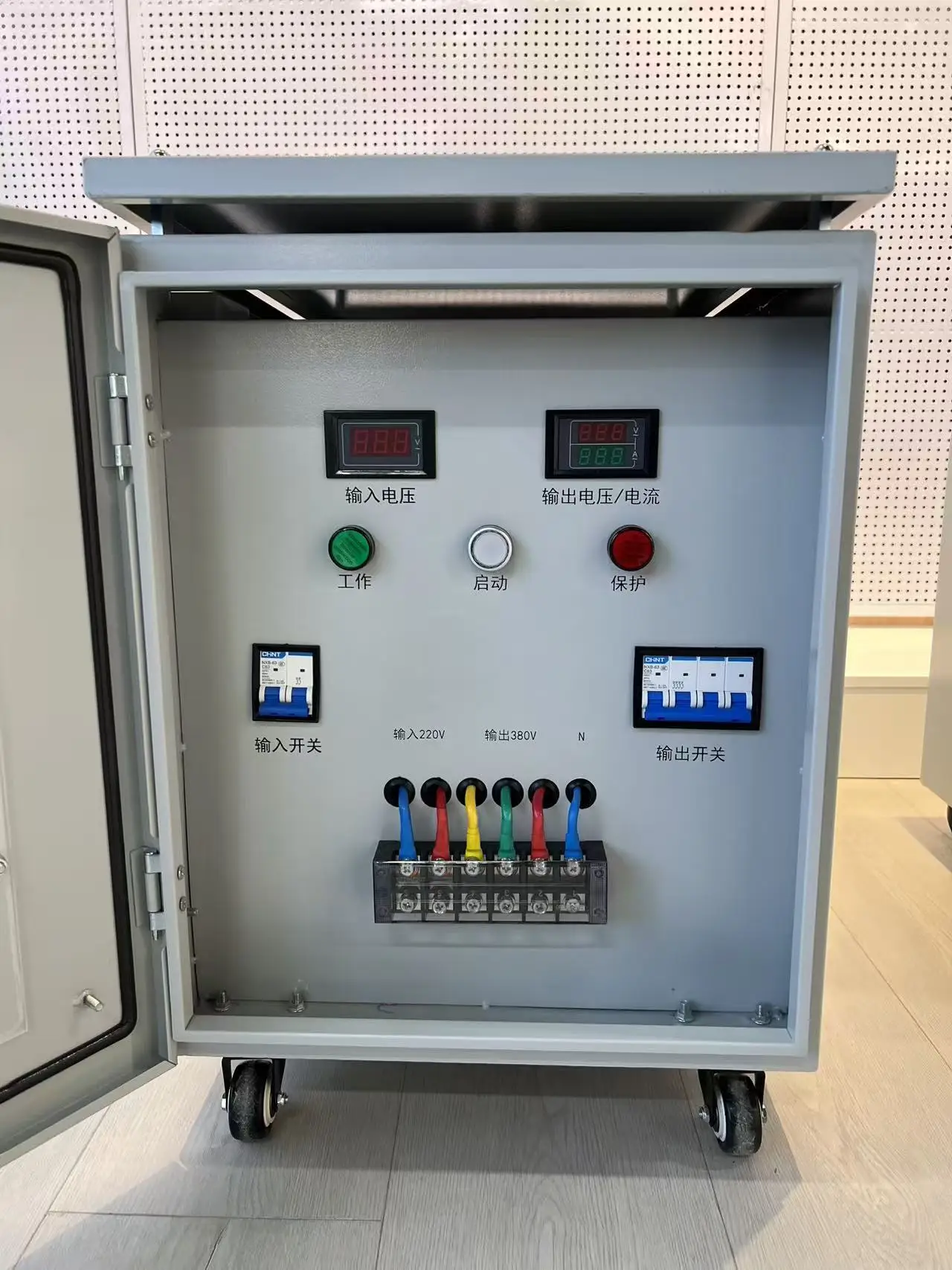 220V to 380V Single Phase to Three Phase Converter 5KVA 10KVA 30KVA 60Hz for Pump & Fan