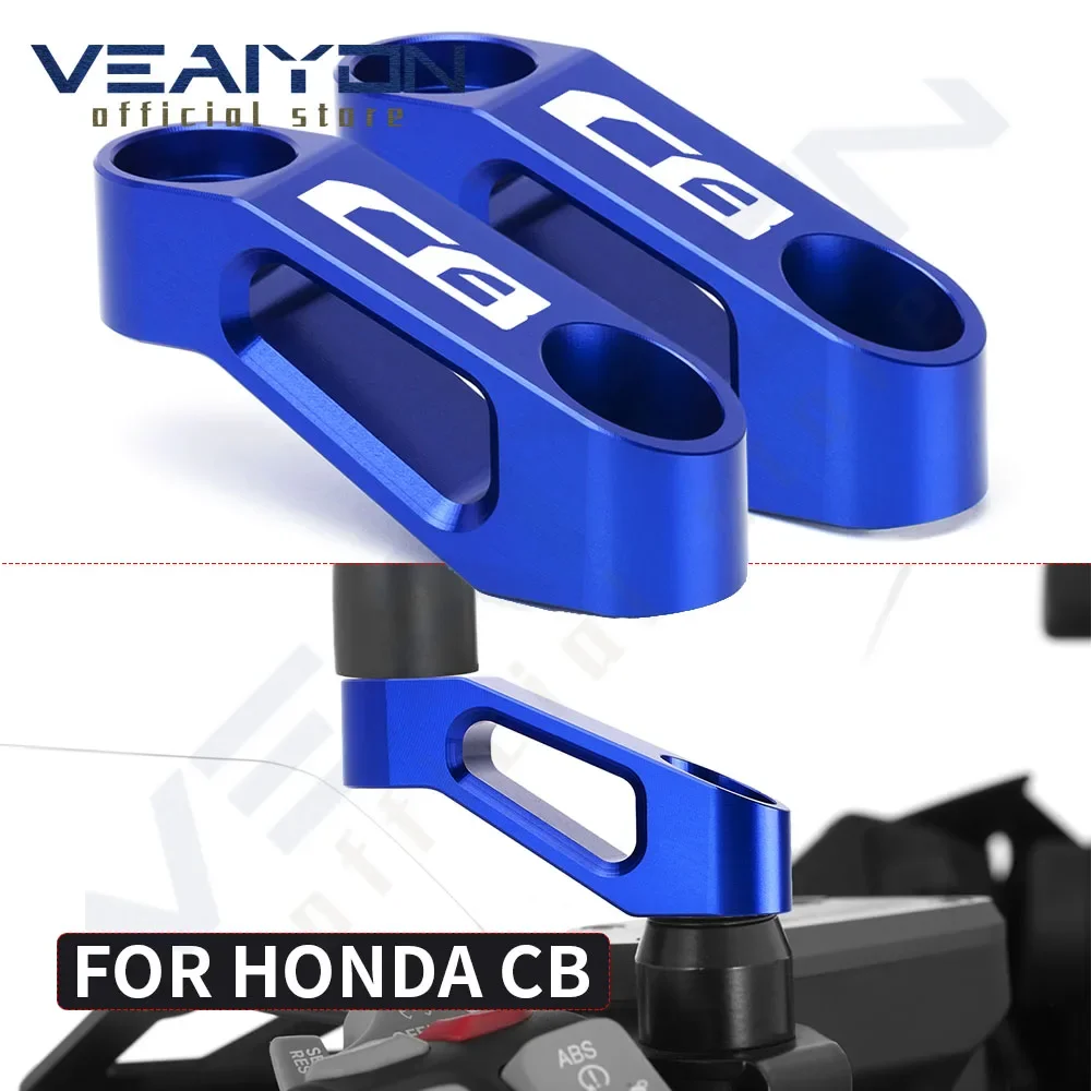 

For Honda CB1000R CBF1000 CB CBR 1000 650R 250F 650F REBEL PCX Mirror Riser Extenders Spacers Extension Adapter Adaptor