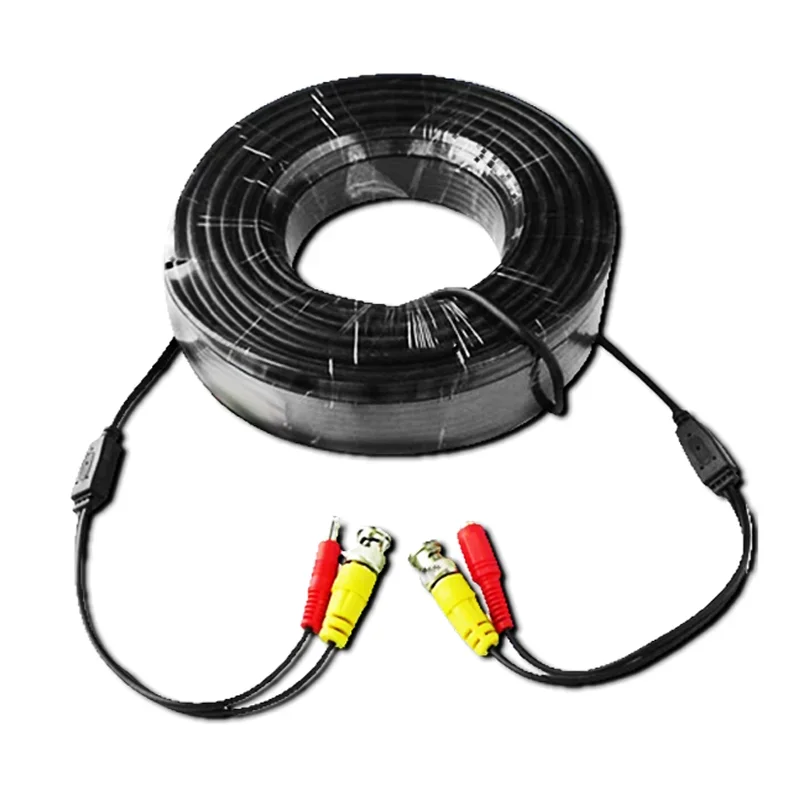 Cables de cámara CCTV de vigilancia, cable de seguridad HD AHD de 5m, 10m, 15m, 20m, 25m, 30m, 50m, todo de cobre BNC + DC 2 en 1, línea extendida