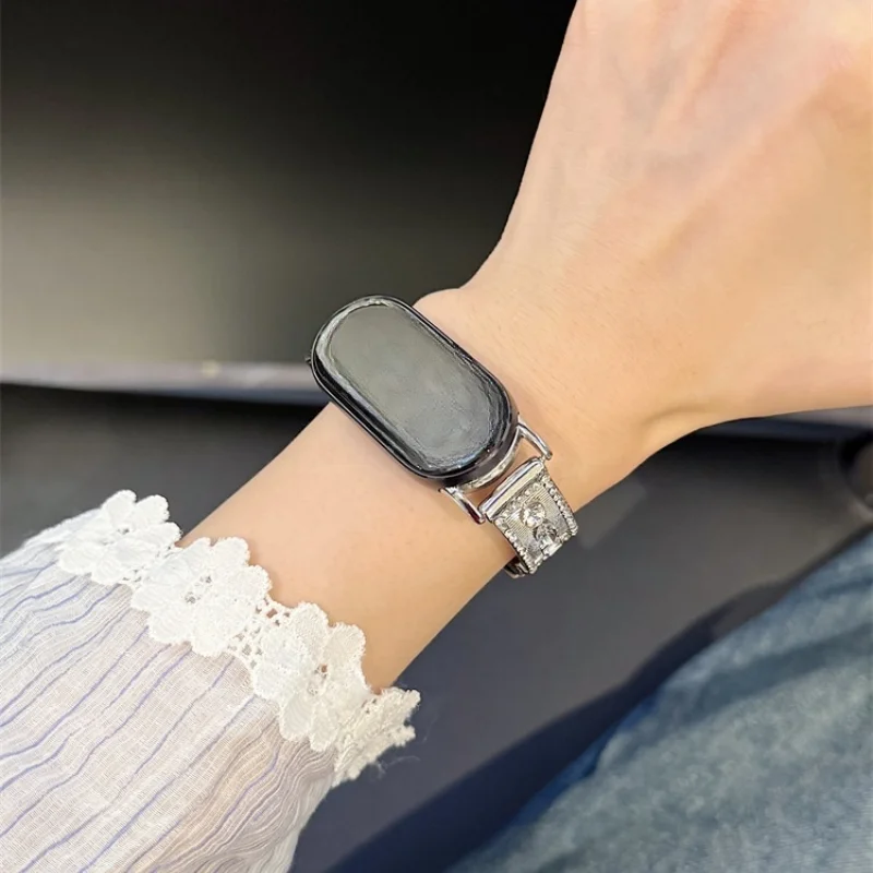 

Diamond studded card with diamond grid pattern is suitable for Xiaomi Band 8Pro/9Pro，For Mi band 3/4/5/6/7，8/8NFC/9/9NFC/10/10NF