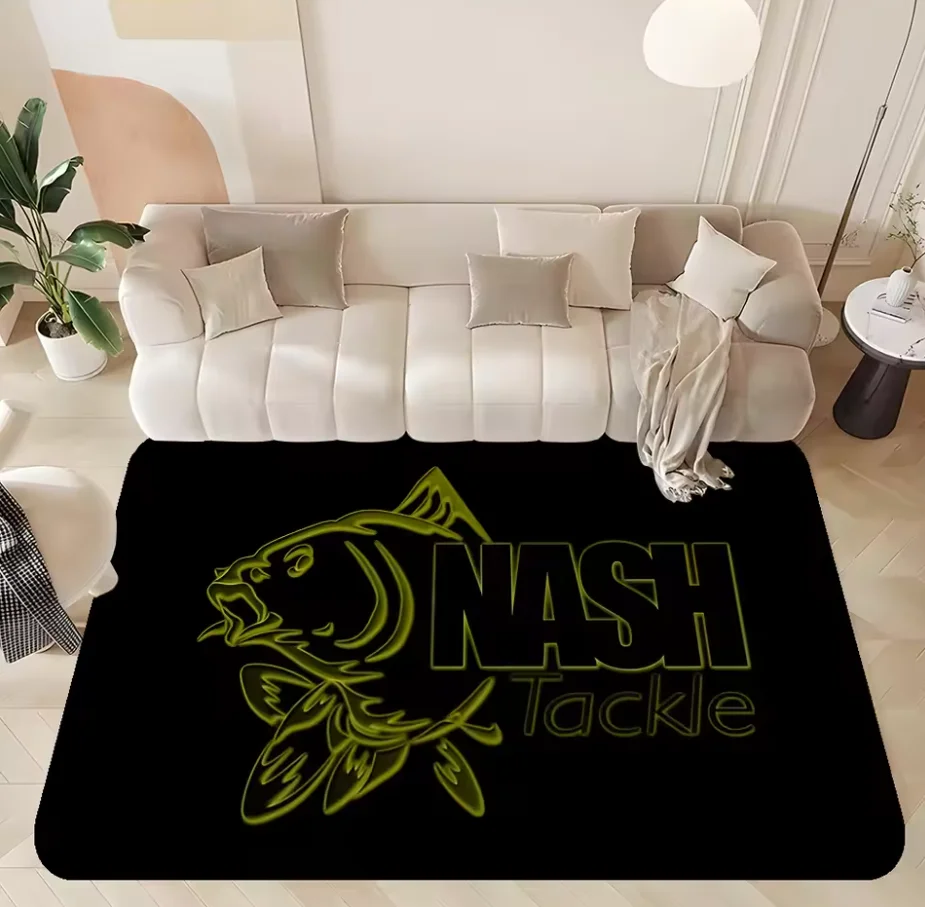 Nash Fishing Carpet Bedside Floor Mat Anti-slip  Bedside Area Rugs for Living Room Decor Mat Gift for Friend
