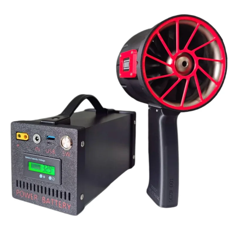 

"High-Velocity Turbine Blower - 90mm Brushless Motor Handheld Dryer for Industrial/Car Wash & Snow Removal"