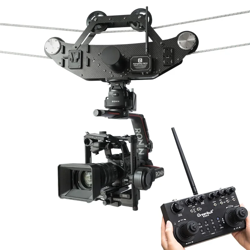 

Middle-large Size FM12 Shooting System Clecam FlyingKitty Video Camera Film Equipment Flycam Ropeway FM12 for Film-shooting