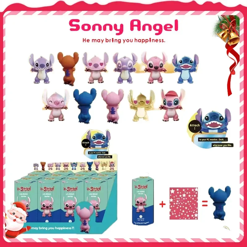 

Stitch Sonny Angel Surprise Blind Box Party Angel Mysterious Blind Box Cute Anime Figures Christmas Model Doll Gifts Kids Toys