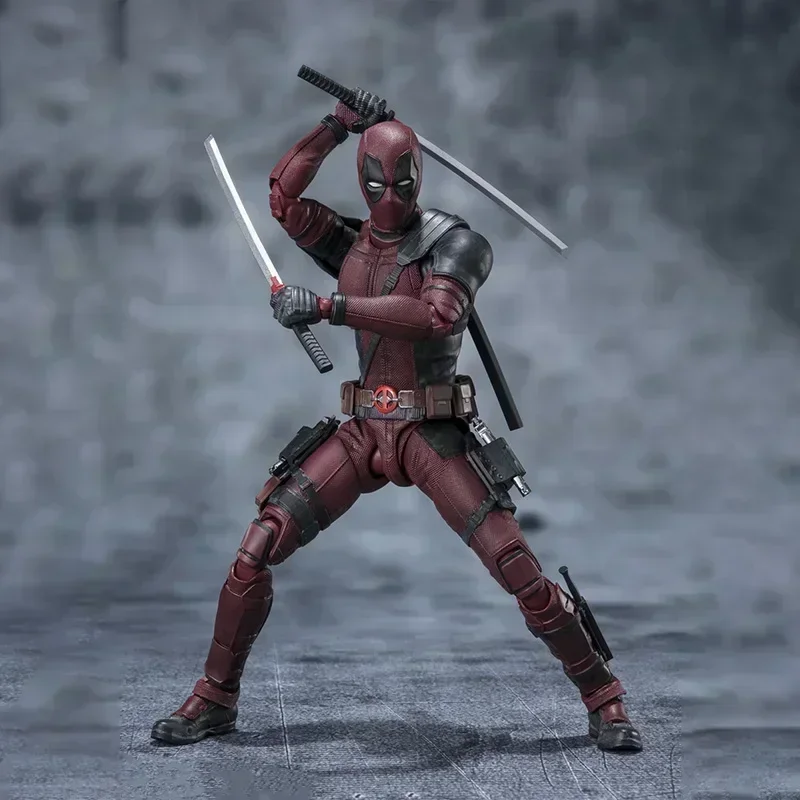الأصلي بانداي أنيمي عمل الشكلDeadpool 2 SHFiguarts خارقة الانتهاء من أطقم منمذجة جمع لعبة الهدايا للأطفال الأطفال