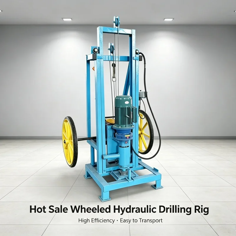 Customized Civil‑use Shallow Water Well Drilling Rig, Well‑drilling Machinery for Courtyard & Farmland Irrigation