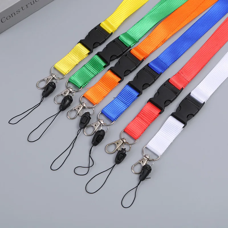 Multi Functional Neck Strap Key chain For Mobile Phone ID Name Card Badge Holder Keys Safety Hanging Lanyard Landyard 1.5*54cm