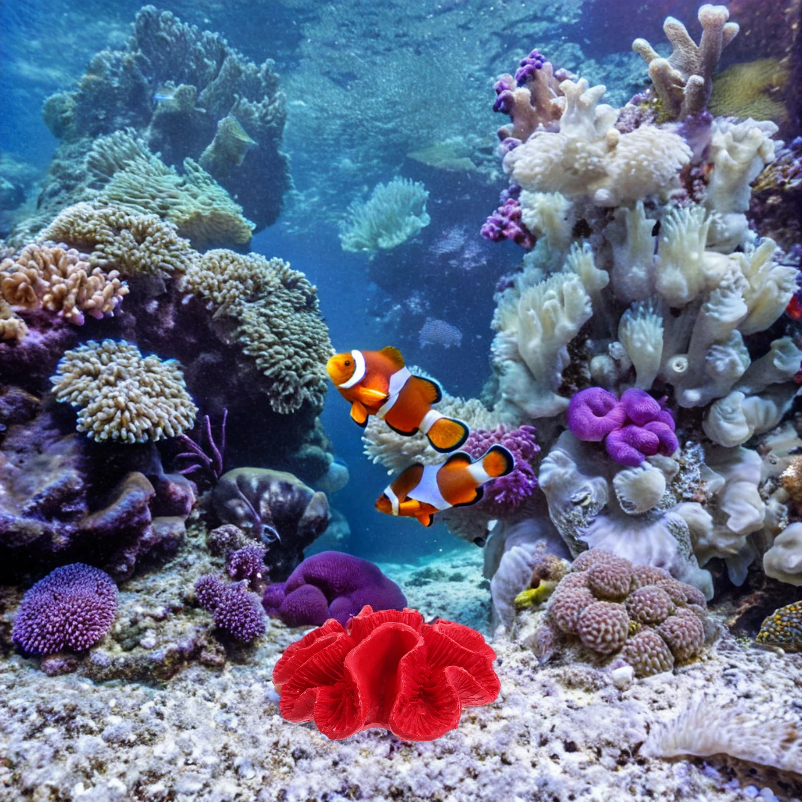 

1pc Artificial Coral Decoration For Aquarium Realistic Fish Tank Landscape Ornament Underwater Coral Branch Pets Home Decor