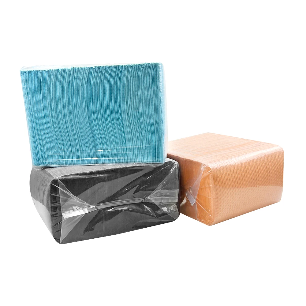 125Pcs Dental Bibs One-time Tattoo Cleaning Wipes Pad Disposable Dental Piercing Bibs Waterproof Sil Tech Dental Clinic Tattoo