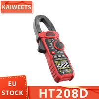 KAIWEETS HT208D INRUSH Clamp Meter, NCV sensor, GFCI electrical outlets tester, Null Wire and Live Wire Testing  Capacitance NCV