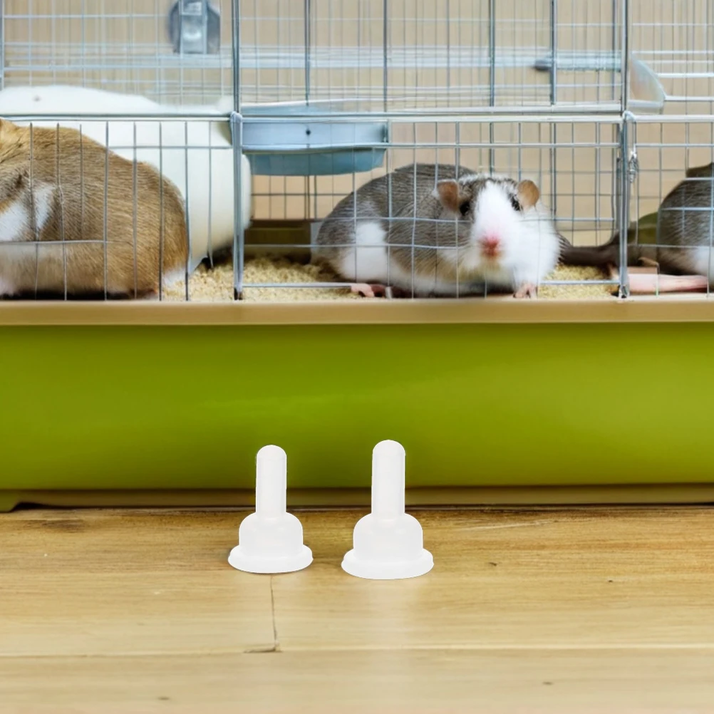 

50 Pcs Pet Silicone Pacifier Feeding‑bottle Nipple Nipples Small Animal Chinchilla Baby