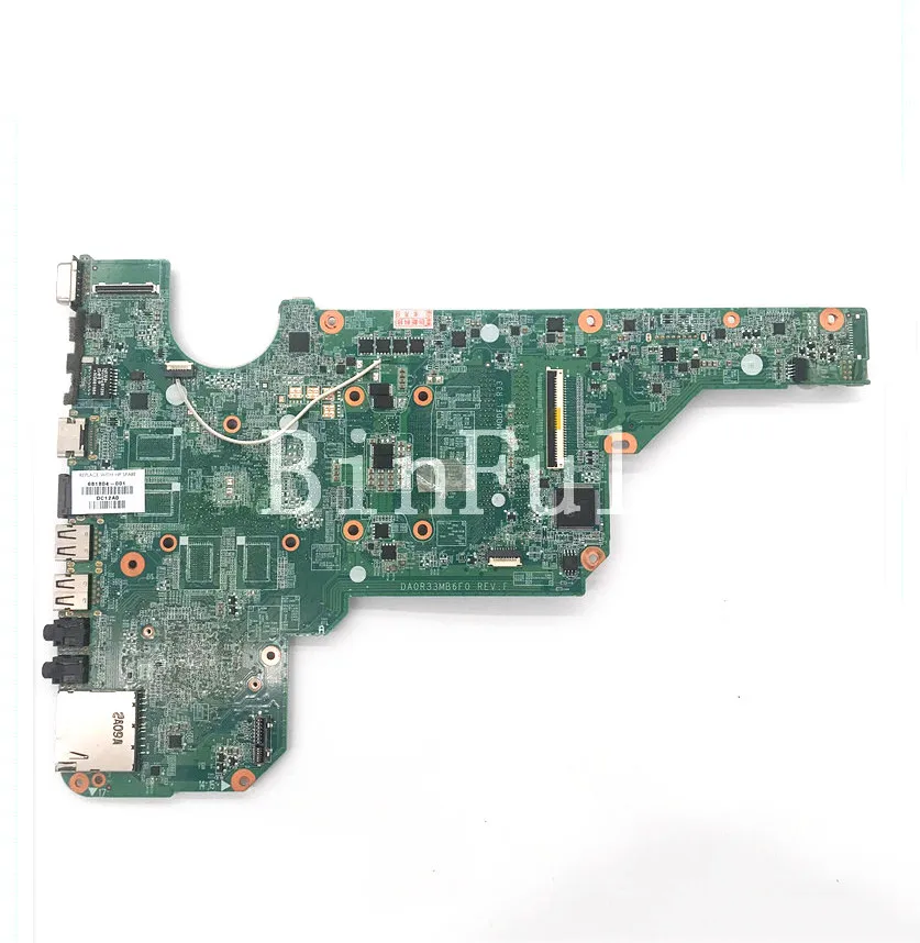 680568-501 680568-001 For HP G4 G6 G7 G4-2000 G6-2000 G7-2000 Laptop Motherboard DA0R33MB6F0/6F1 681804-001 100% Full Tested OK