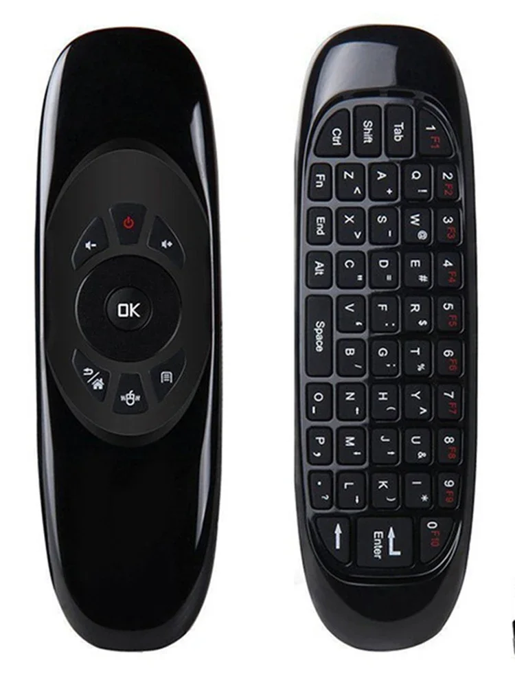 C120 Fly Air Mouse Bezprzewodowa Klawiatura z Funkcją Mówienia w Języku Angielskim, Podświetlana, 2.4G Inteligentny Pilot Zdalnego Sterowania, Inteligentna Klawiatura-Mysz do Android TV Box — zdjęcie 2