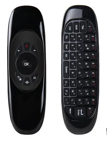 C120 Fly Air Mouse clavier sans fil pour voix anglaise rétro-éclairé 2.4G télécommande intelligente clavier souris pour Android Tv Box
