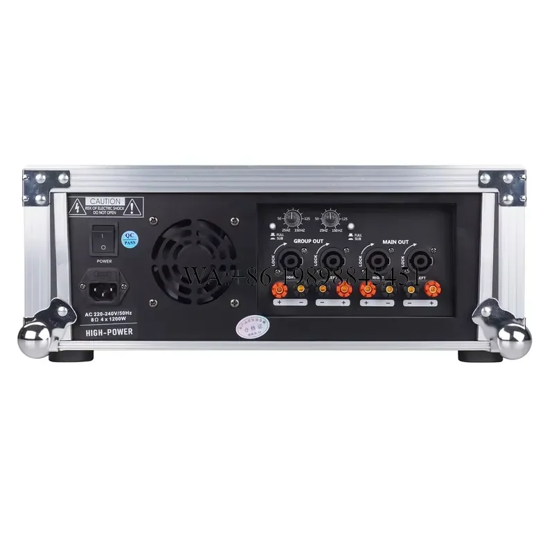WMWMNU Professional Audio Mixer 8-channel 4X1200W Power Active Mixer Dj Controller/audio Console Mixer for Small Show Stage