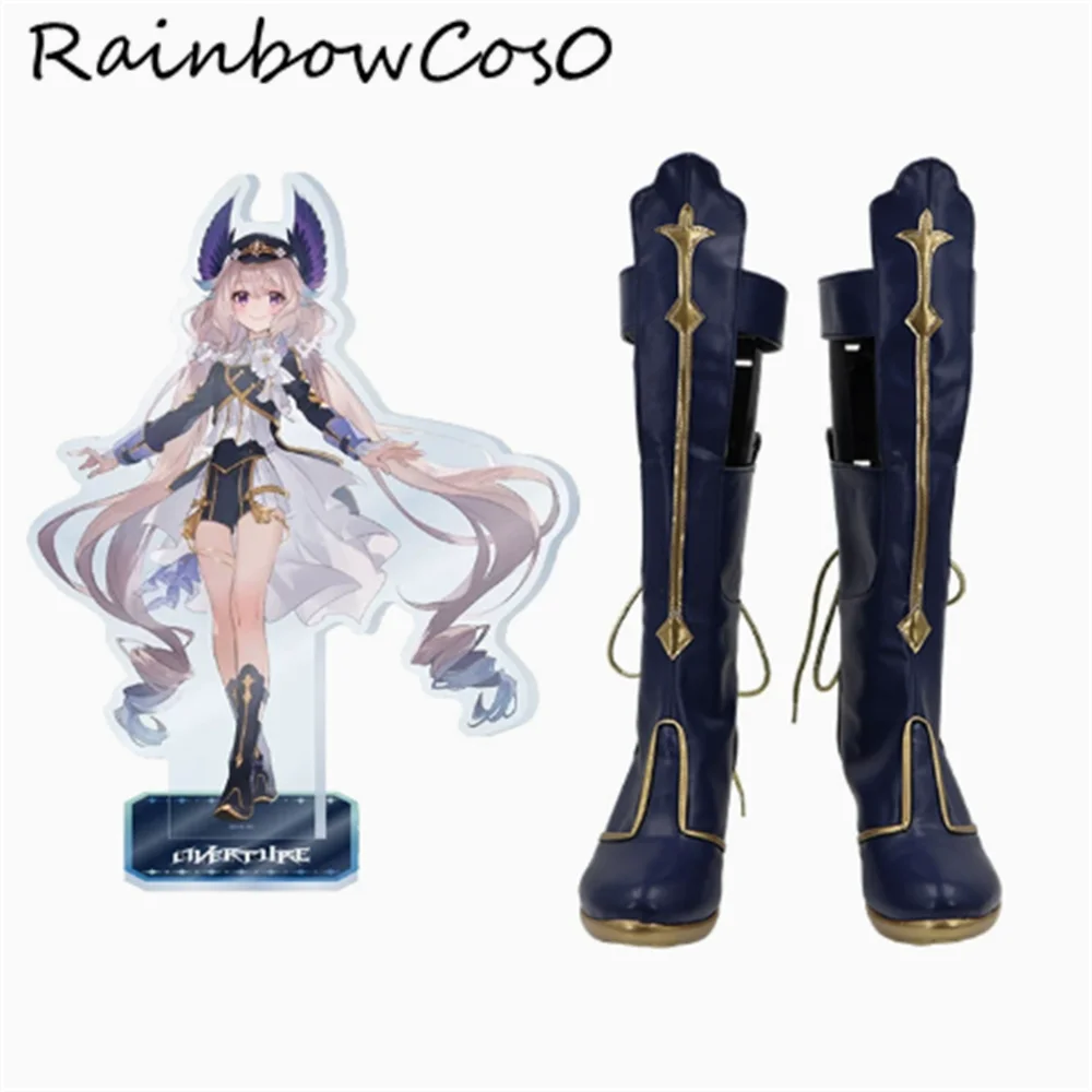 

Enna Alouette Virtual YouTuber VTuber Обувь для косплея Сапоги Игра Аниме Вечеринка Хэллоуин RainbowCos0 W4982