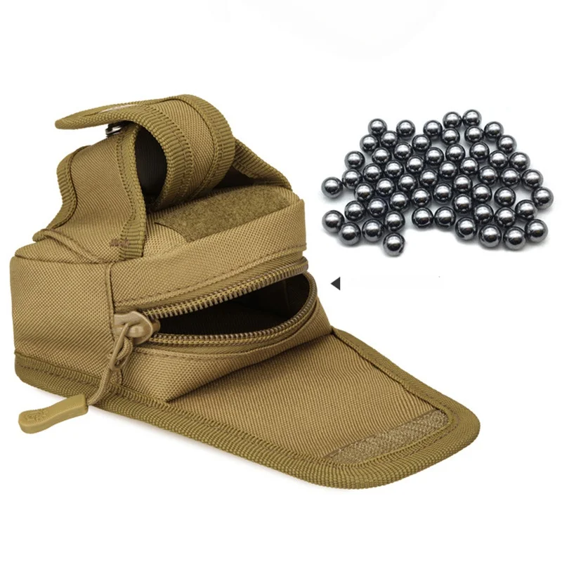 Outdoor Sport Stahl Ball Paket Nylon Schleuder Tasche Zurück Taille Gürtel Tasche Langlebig Ohne Verformung Für Jagd Magazin Beutel – Detail 1