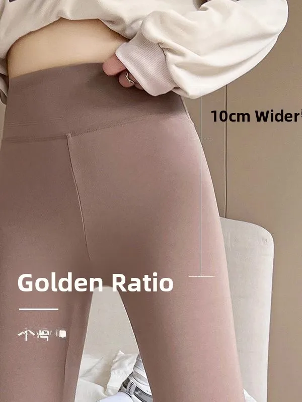ارتفاع الخصر Fce اصطف اليوغا السراويل النسائية سليم صالح الحرارية السراويل الضيقة تسع نقاط طول ألياف النايلون 00%