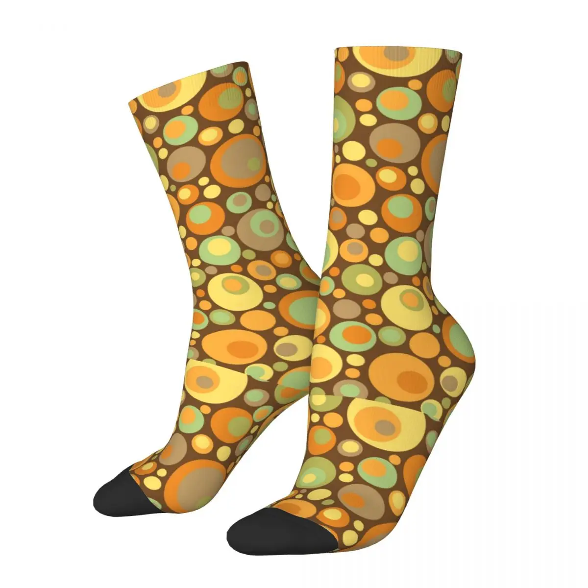 Psychedelic Seventies Background Socks Casual Stockings Couple Medium Soft Climbing Socks Winter Printed Anti Bacterial Socks