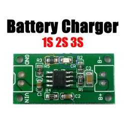 1S 2S 3S CELL 1A NiMH Rechargeable Battery Charger Module Charging voltage 1.5V 3V 4.5V Input  3.7V-6V FOR toys car Solar