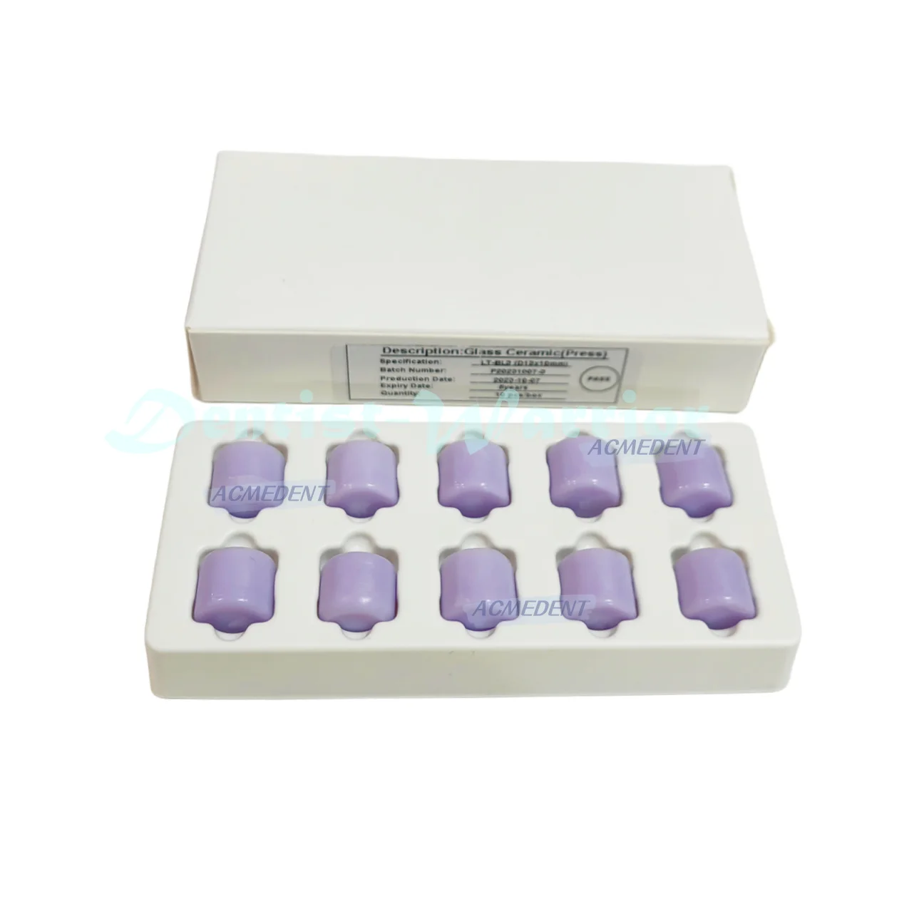 

Dental CAD Glass Ceramic Press Ingots Lithium CAM Disilicate LT BL3 Bleach CEREC