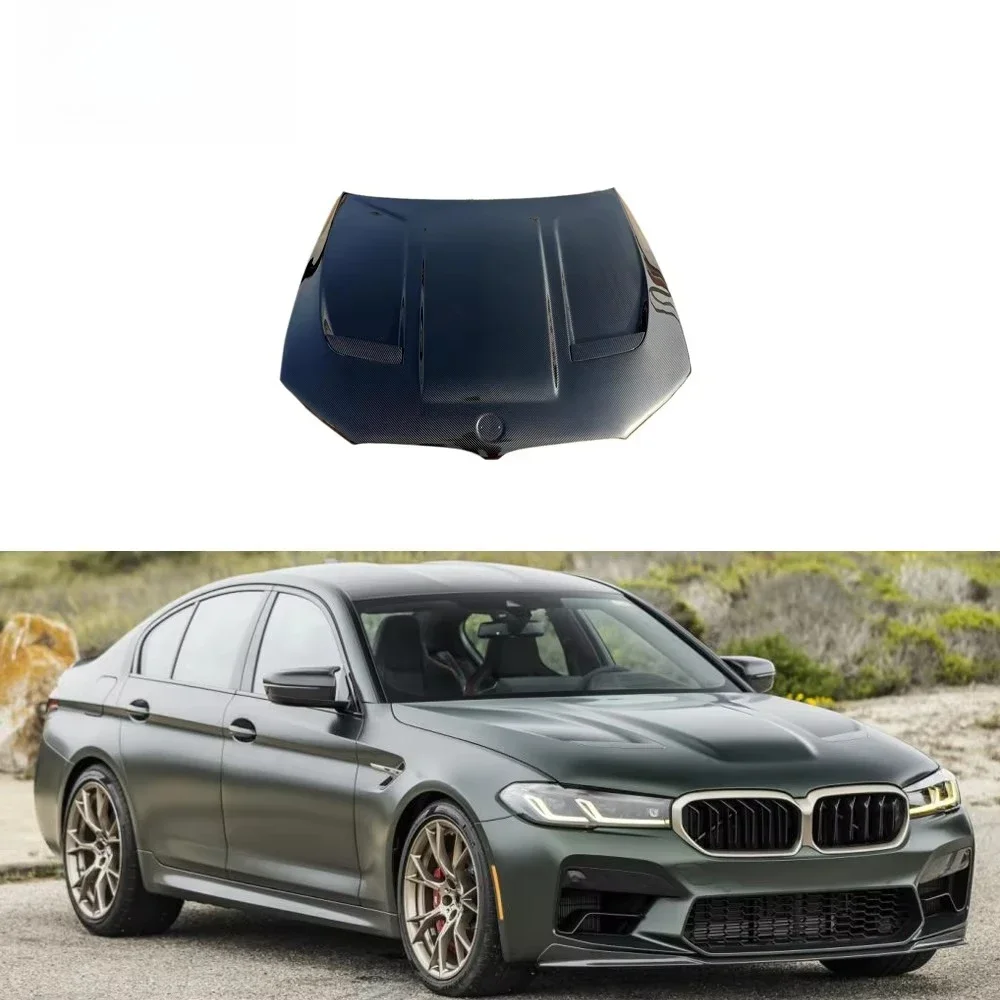 Dry Carbon Fiber F90 M5 Engine Hood for F90 M5 LCI Competition Sedan 4-Door 2018-2023