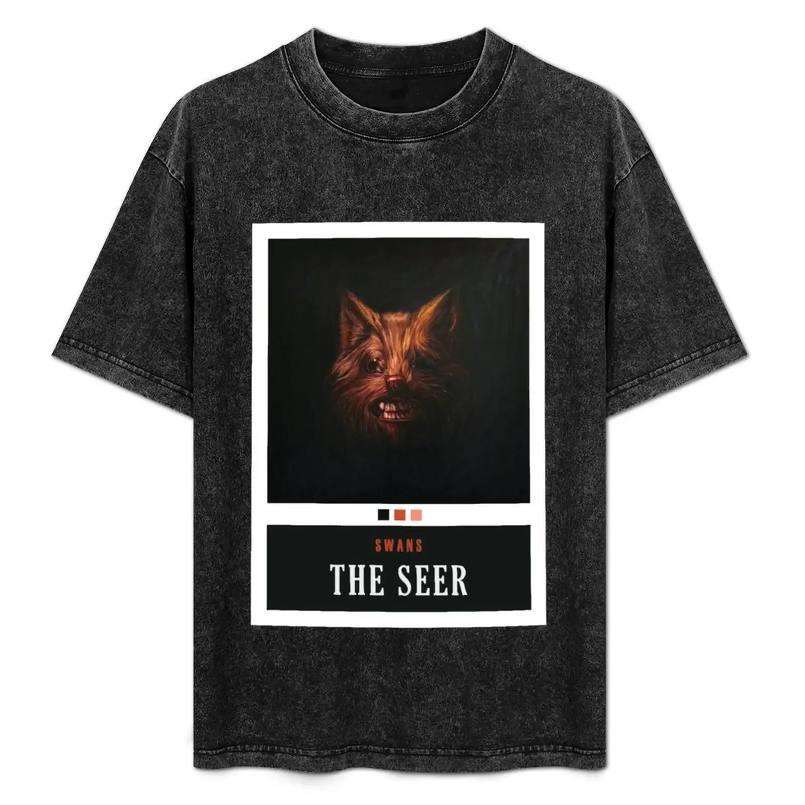 

Swans The Seer Poster T-Shirt Classic Basic Casual T-Shirt