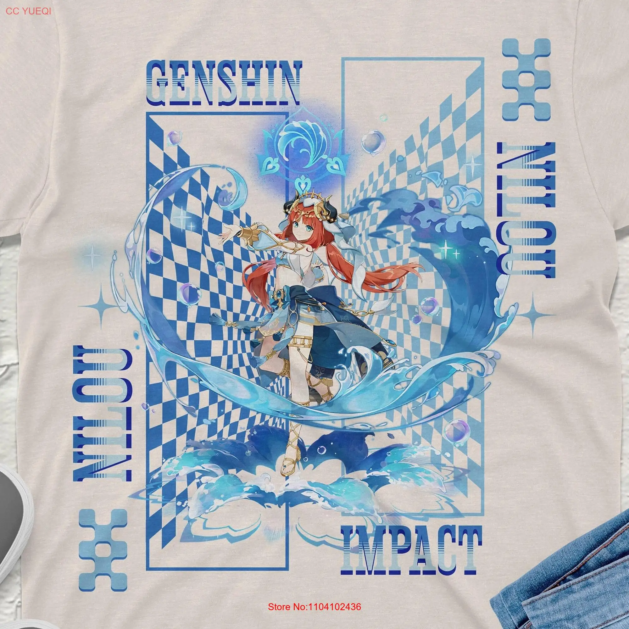 Nilou Genshin Impact T Shirt Premium Quality Apparel Featuring Your Favorite Characters Perfect for Gamers Anime Fans