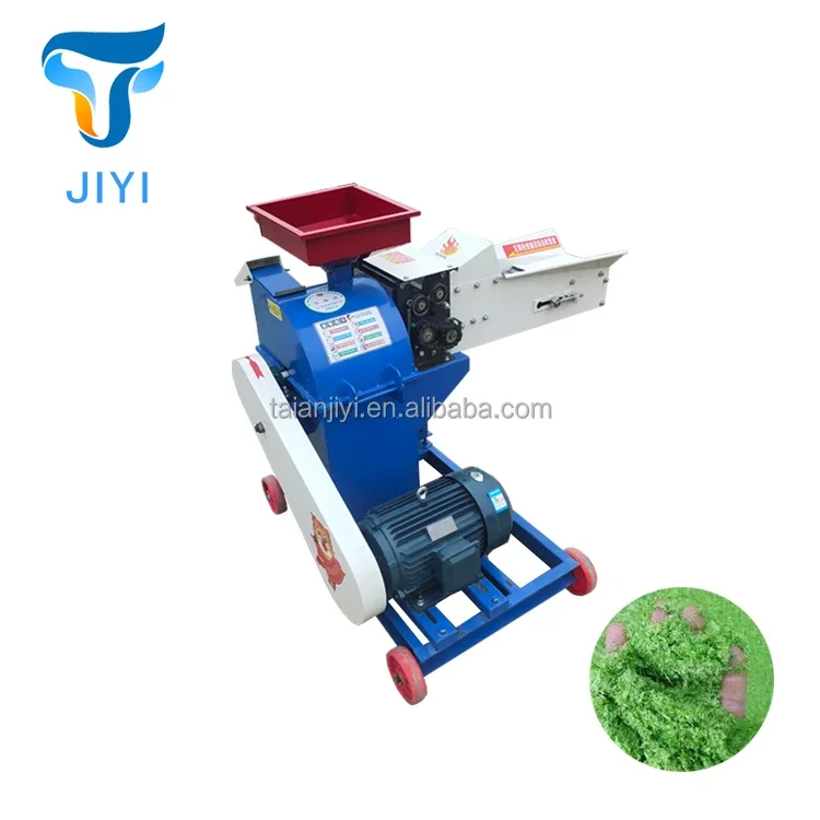 New Design High-Efficient Chaff Cutter Grass Grinder Feed Processing Machines Silage Forage Hay Crushing Fodder Chopper Hay Cu