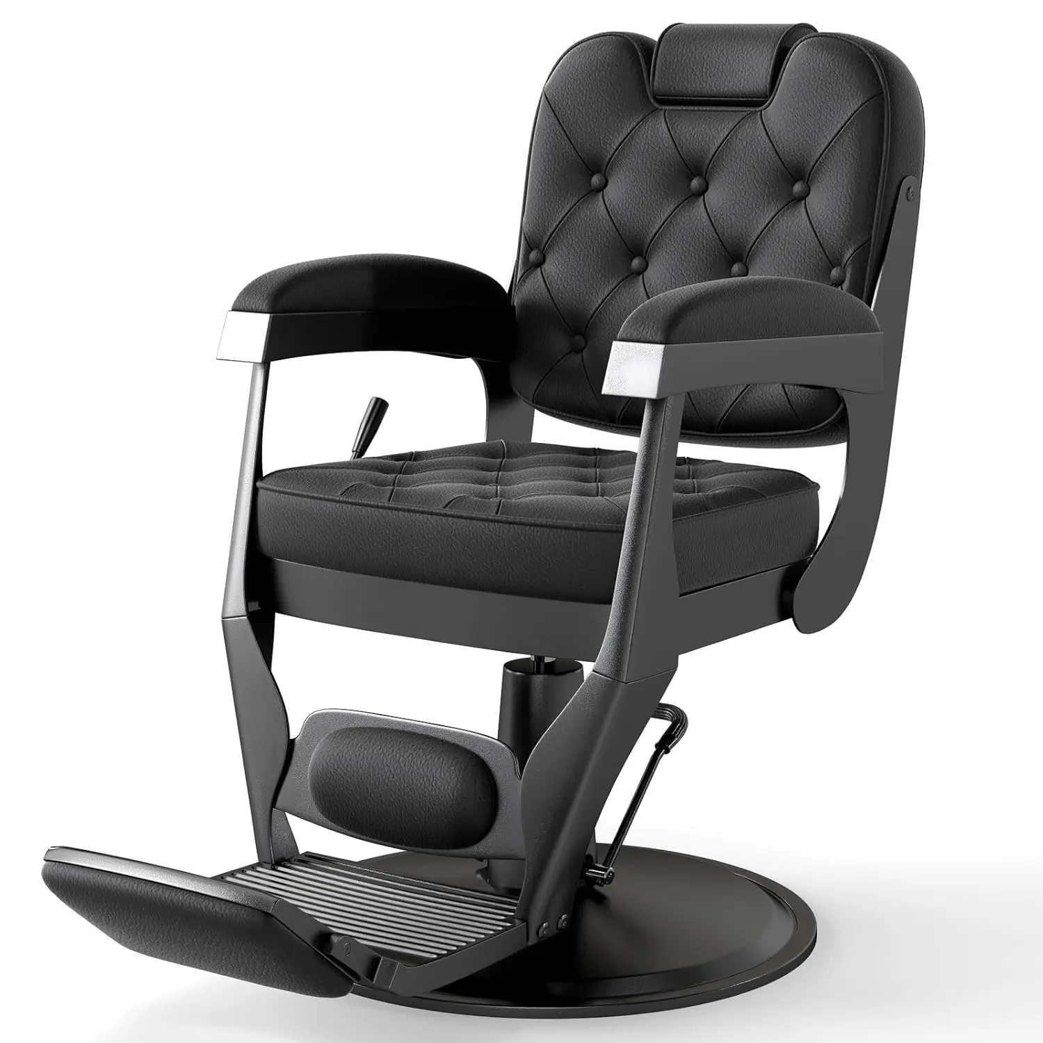 

Ретро-кресло для парикмахерской с откидной спинкой, усиленная рама, подголовник, для барбершопов и салонов, на заказ