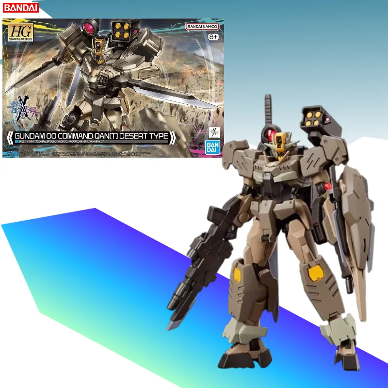 【IN STOCK】Bandai HG 1/144 Gundam 00 Command Qan[T] Desert Type Gundam Build Metaverse Collection Model Action Figure Boys Toys