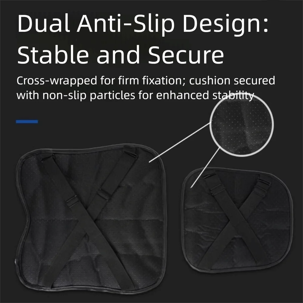 

EVA Cushion Motorcycle Seat Pad Black Foam Soft Comfortable 3D Comfort Seat Cushion Shock Absorbing Universal Seat Cover