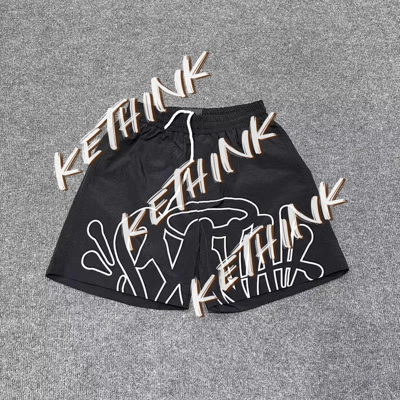 

Летняя мода для отдыха, забавные мужские короткие новые брюки с 3D буквенным принтом на шнурке, спортивная быстросохнущая дышащая мужская одежда на открытом воздухе