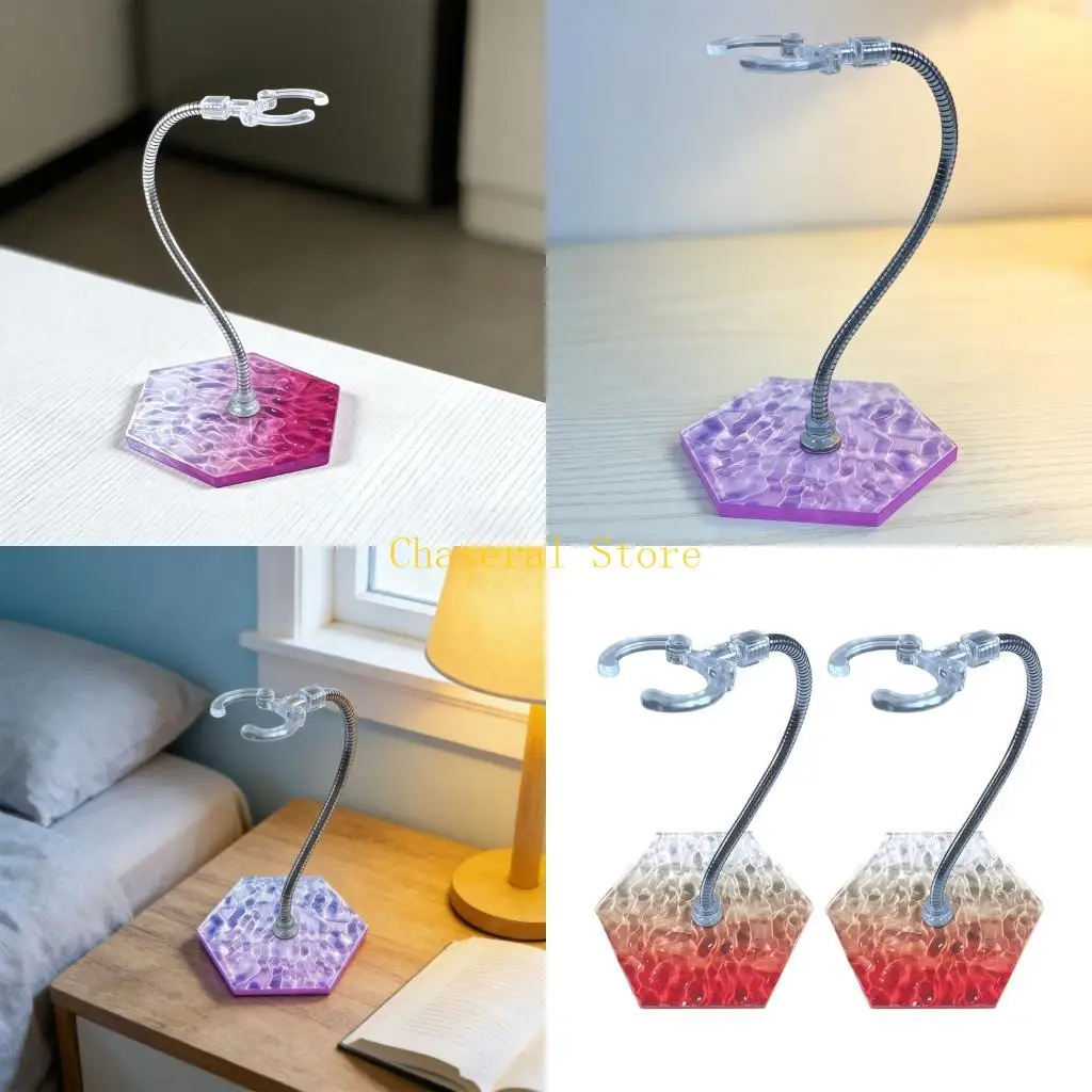 E7CE Set of 2pcs Plastic Hexagon Bases For Collector To Favorite Figures