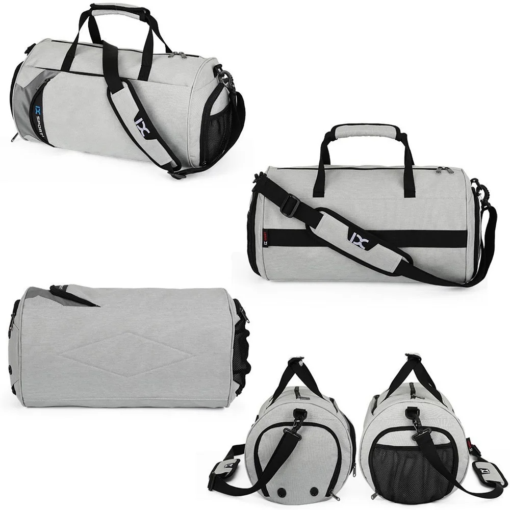 Sports Duffel Bag Travel Gym Bag Small Fitness Bag with Shoe Compartments for Men Women