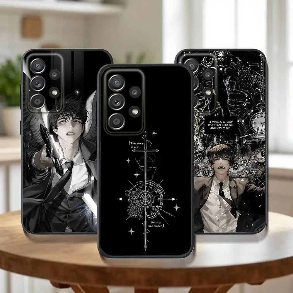 

O-Omniscient Reader Viewpoin Phone Case For Samsung Galaxy A73,31,32,72,41,53,52,71,22,5G,Note,J7,8,9 Soft Black Cover