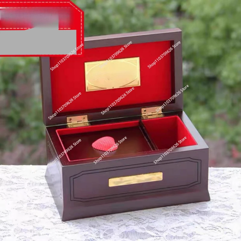 Gold Seller 30 Tones Lilium Elfen Lied original wooden music box solid wood Musical Boxes for Boy/Girl Friend Birthday Valentine