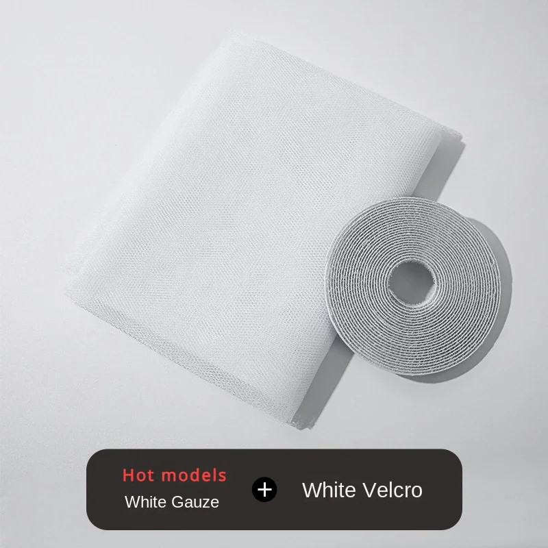 DIY Klamboe voor Bed Raam Thuis Textiel de Mesh Indoor zelfklevende Anti-insecten en Vliegenscherm gordijnen Tuin