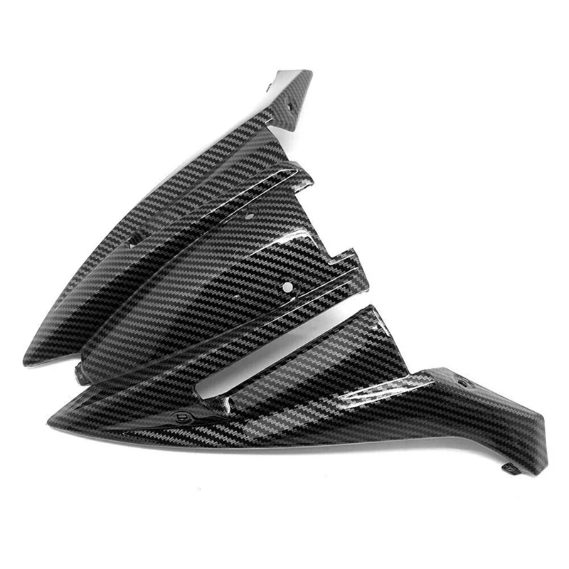 

Motorcycle Carbon Fiber Finish Front Middle Headlight Fairing For Kawasaki Ninja 650 ER6F 2012-2016