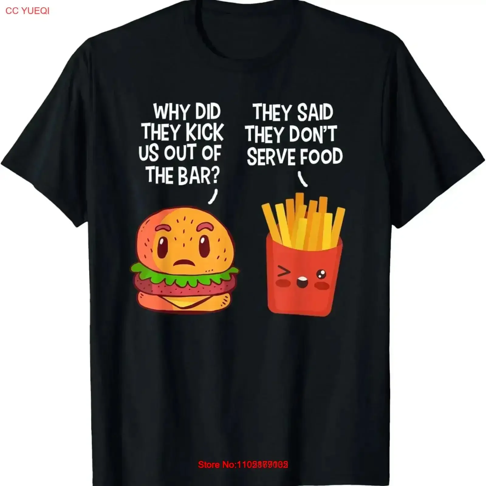 Burger Fries T Shirt Joke Funny French vintage Washed Breathable graphic Versatile designer clothes fashion Stylish vintage