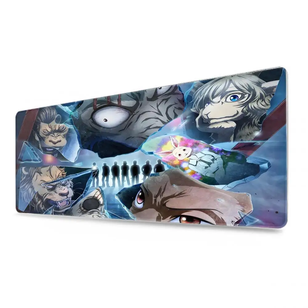 لوحة ماوس كارتون Beastars لوحة ماوس للكمبيوتر اللوحي xl سطح المكتب حصيرة لطيفة عالية الدقة مطبوعة لوحة مفاتيح الألعاب مشغل csgo 90x40 #2