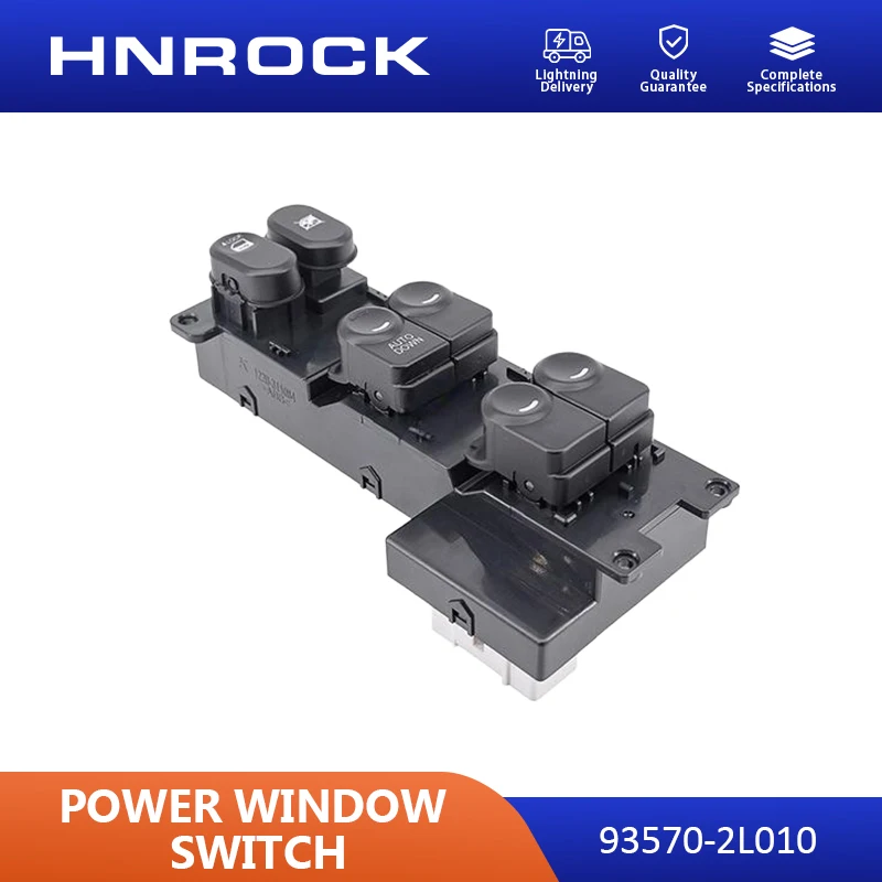 NEW HNROCK 93570-2L010 Is Suitable For Hyundai I30 I30cw 2008-2011 Electric Window Regulator Switch, high quality, 1 piece
