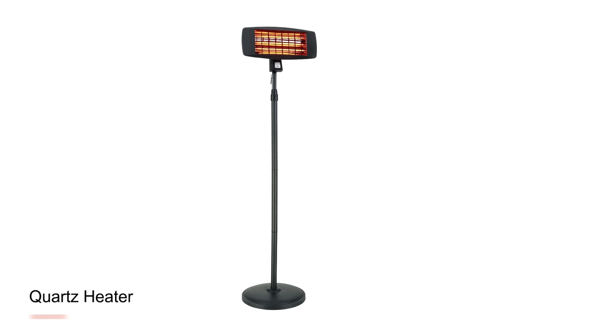 Electric outdoor heating quartz infrared electric patio heater  with 3 Power Settings 650W 1300W 2000W