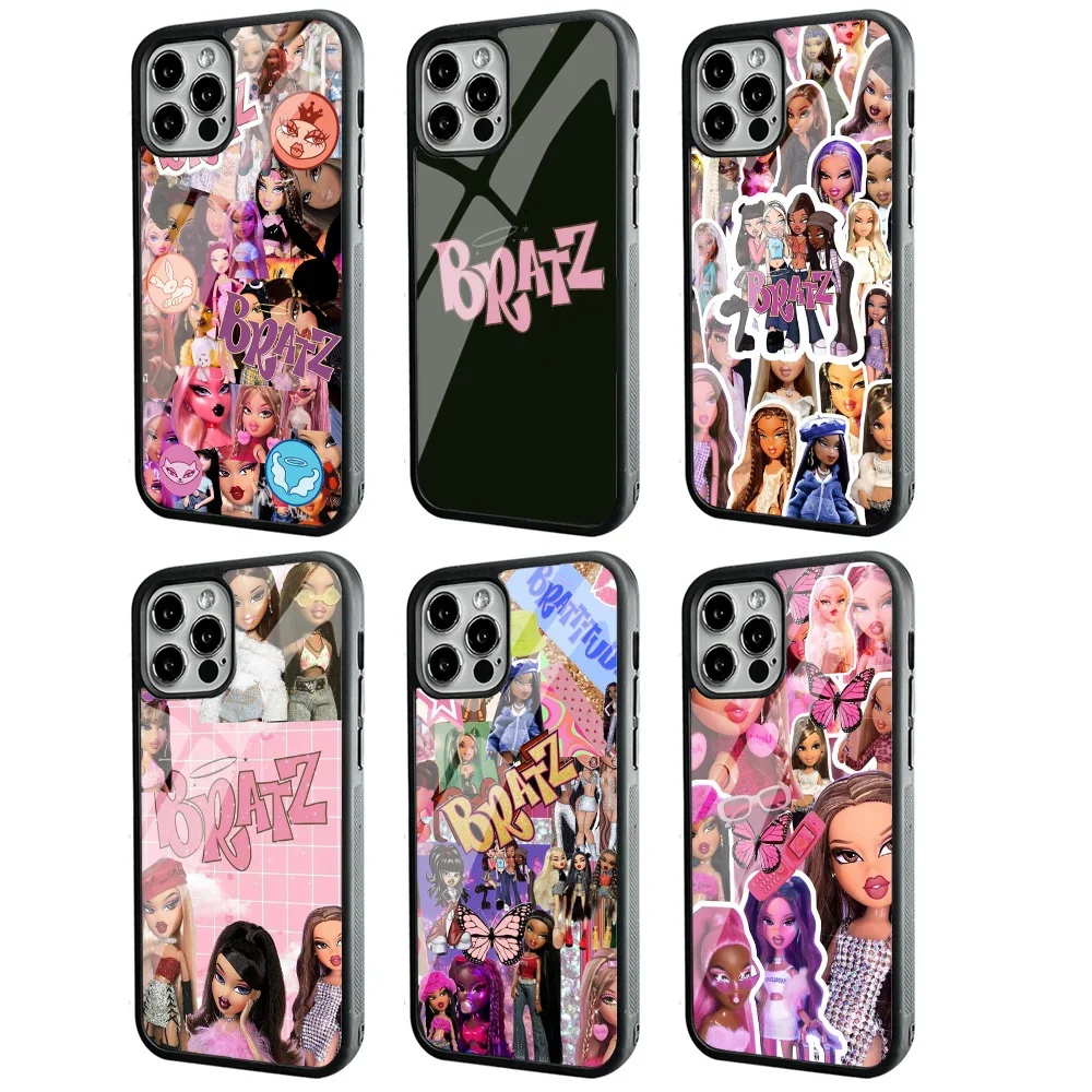 1pc-B-Bratz-Doll-A-Aesthetic Phone Case Strong Magnetic For IPhone 15 14 13 Pro Max 11 12  For Magsafe Wireless Charging Cover