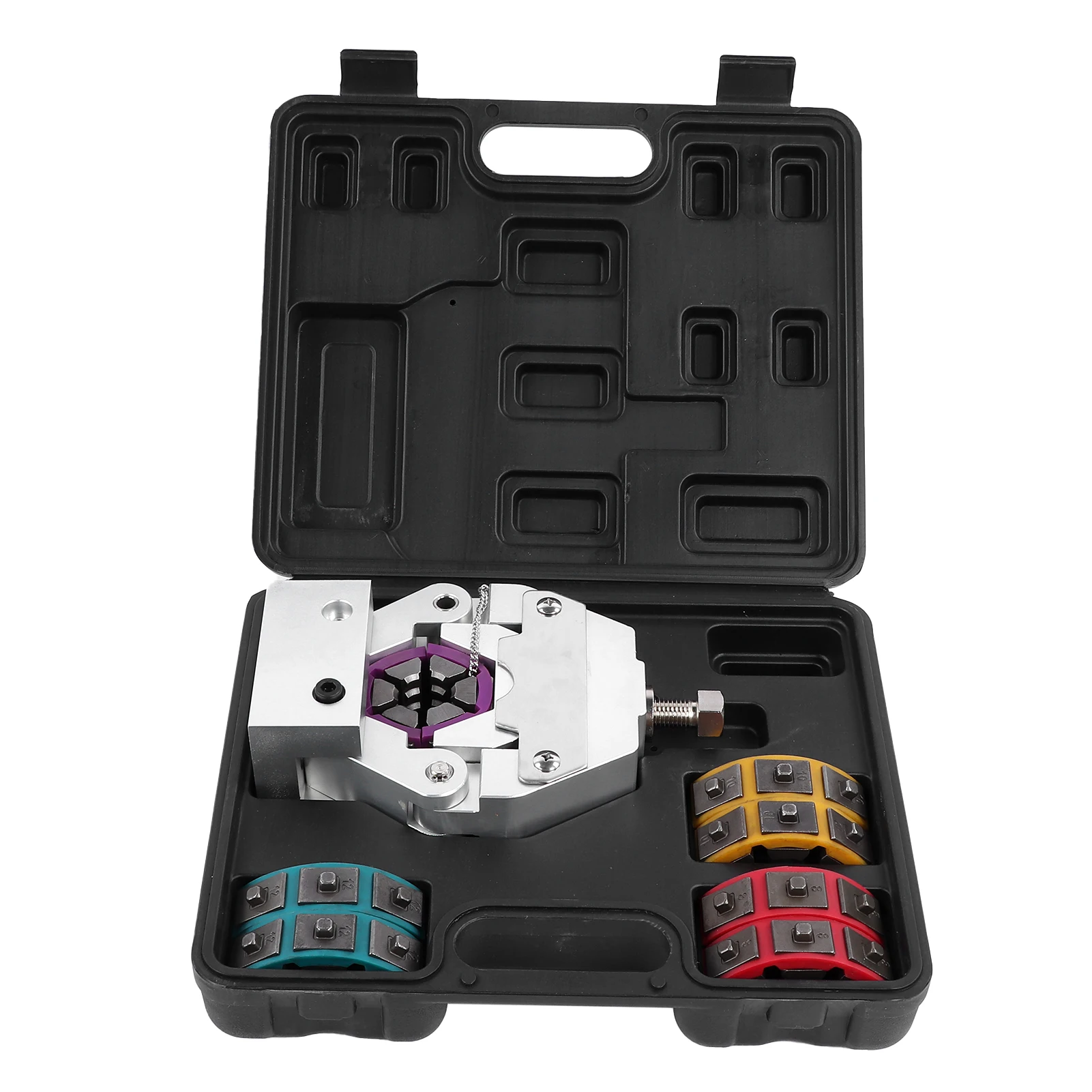 

Manual A/C Hose Crimper Kit Portable Air Conditioning Hose Crimping Tool with Dies Automotive Repair A/C Hose Crimping Tool